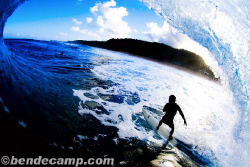 Pipeline, Oahu, HI
Behind the surfer. by Ben Decamp 
